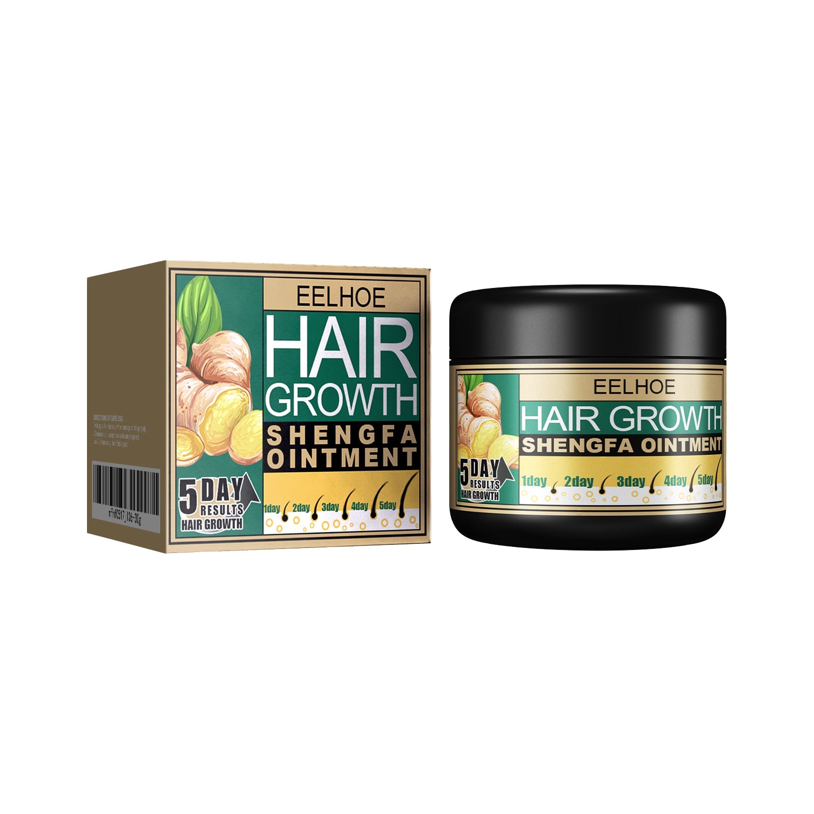 Ginger Hair Care Cream Nourishing, Soft, Nourishing And Repairing Dry Scalp Massage Cream - Korvel