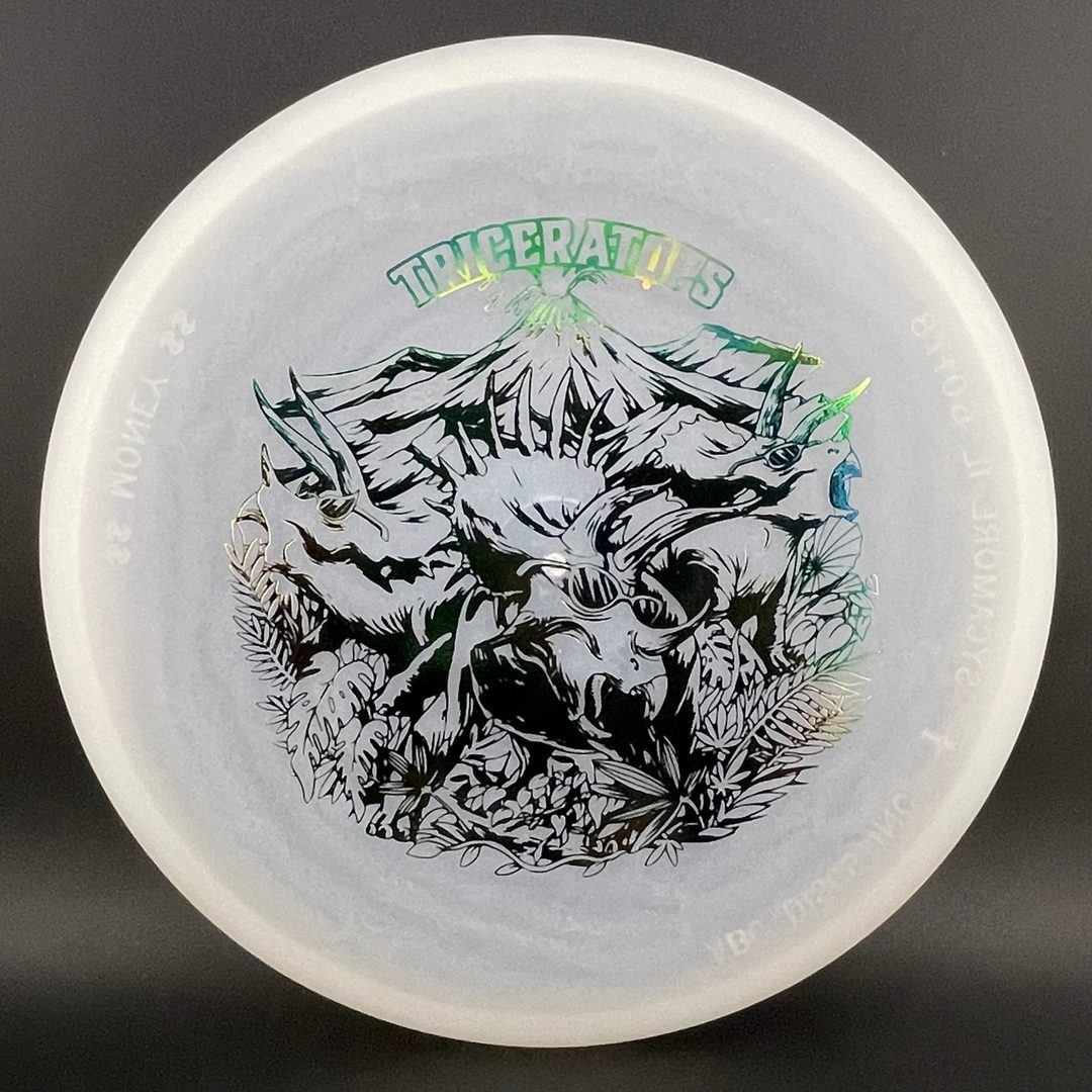 Glow Egg Shell Triceratops - Special Edition Disc Golf Putter