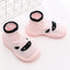 Autumn and Winter Baby Socks Silicone Anti slip Bottom Floor Socks Children's Shoes and Socks Cartoon Rainbow Strips Indoor Walking Shoes and Socks - Korvel