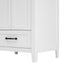24" Bathroom Vanity with Sink, Bathroom Vanity Cabinet with One Drawer and Doors, Solid Wood and MDF, White - Korvel