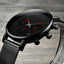 LIGE Men's Ultra Thin Multi-Functional Waterproof Quartz Watch