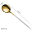Premium Stainless Steel Cutlery Set with Gold Spray Finish