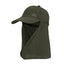 1pc Summer Baseball Cap with Detachable 360° Neck Sun Flap. For men, hiking, fishing, outdoor. - Korvel