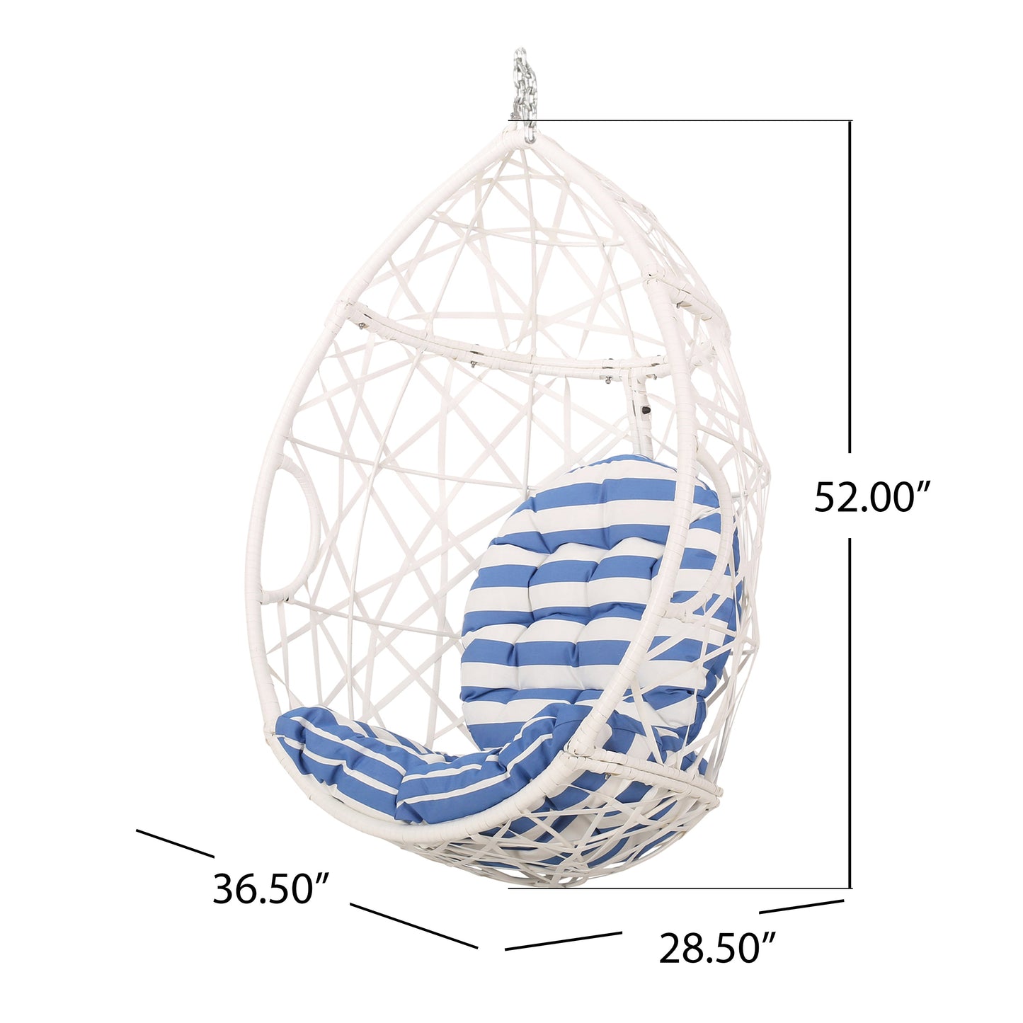 Marlin Hanging Egg Chair-Basket