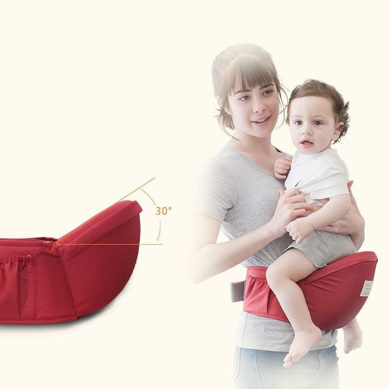 70-120cm Waist belt Baby Carrier Waist Stool Walkers Baby Sling Hold Waist Belt Backpack Hipseat Belt Kids Infant Hip Seat - Korvel