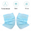 1pc Face Masks Disposable 3 Layers Dustproof Mask Facial Protective Cover Masks Set Anti-Dust Surgical Medical Salon Earloop - Korvel