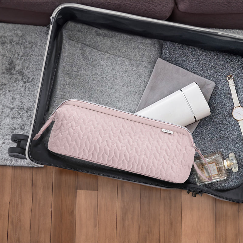 Beige Case for Dyson Airwrap & Revlon Tools: Travel Bag & Organizer. - Korvel