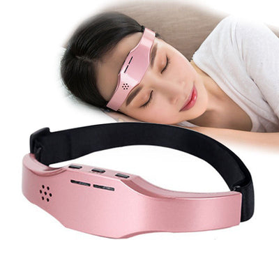 Sleep aid insomnia black pink white gold smart electrotherapy Ems sleep aid device portable massager - Korvel