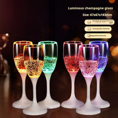 Creative Water Sensing Wedding luminous Glasses cup Party Supplies Novelty LED Light Up Wine bottles for Party Club Bar Drinking - Korvel