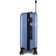 3 Piece Luggage with TSA Lock ABS, Durable Luggage Set, Spinner Wheels Cross Stripe Luggage Sets 20in/24in /28in Light Blue - Korvel