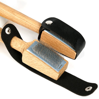 Dance shoe brush Latin dance shoe brush Indoor fur sole brush Modern dance shoe brush Steel brush Wood brush - Korvel