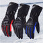 Gants de moto d'hiver imperméables premium