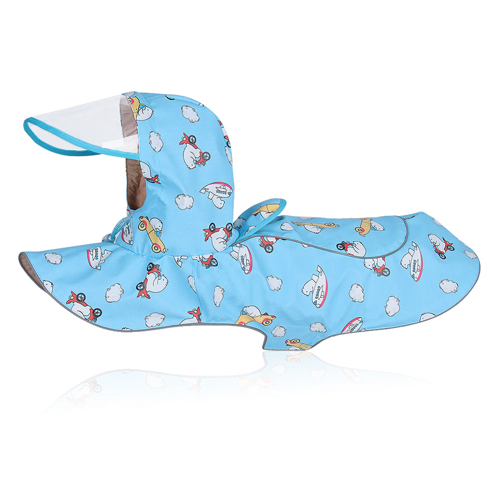 Waterproof Reflective Cape Raincoat for Dogs