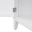 30" Bathroom Vanity with Sink Top, Bathroom Vanity Cabinet with Door and Two Drawers, Solid Wood Frame, One Package, White - Korvel
