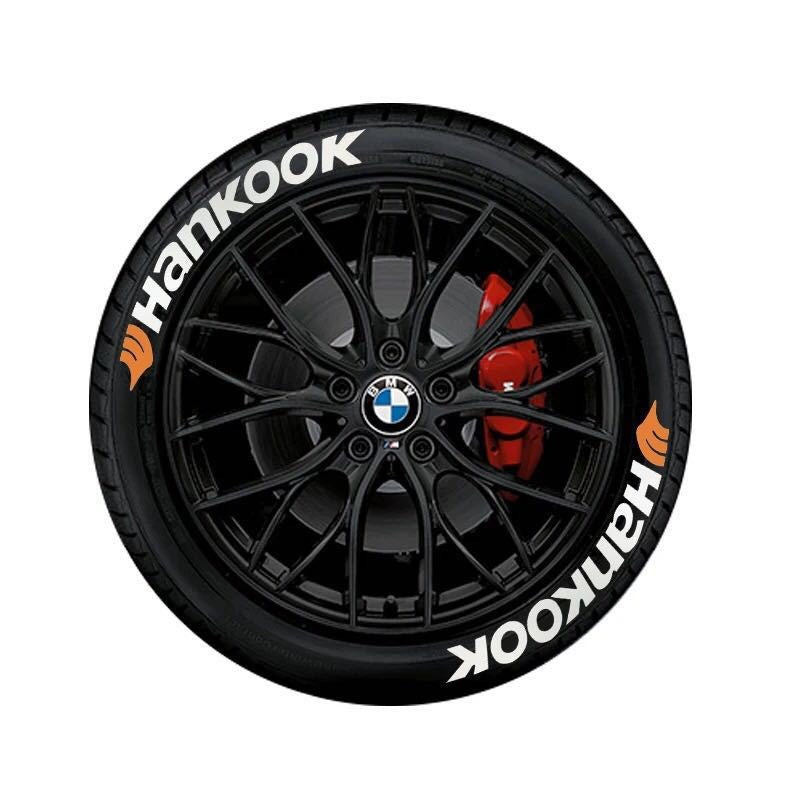 【 Font Set 】 Car Tire Stickers Tire Letter Stickers English Letter 3D Stereoscopic Stickers - Korvel