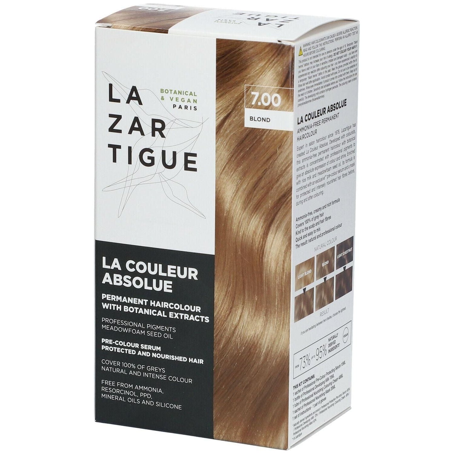 Lazartigue La Couleur Absolue Kit de Coloración Permanente 7.00 Rubio