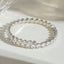 Stainless Steel Inlaid Zircon Bracelet - Korvel