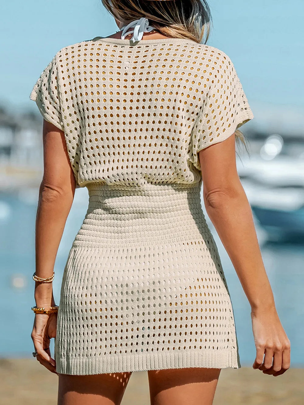 V-Neck Summer Beach Dress for Women