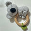 Carving Name Baby Soothing Bell Newborn Gift Bath Gift Knitted Cartoon Doll - Korvel