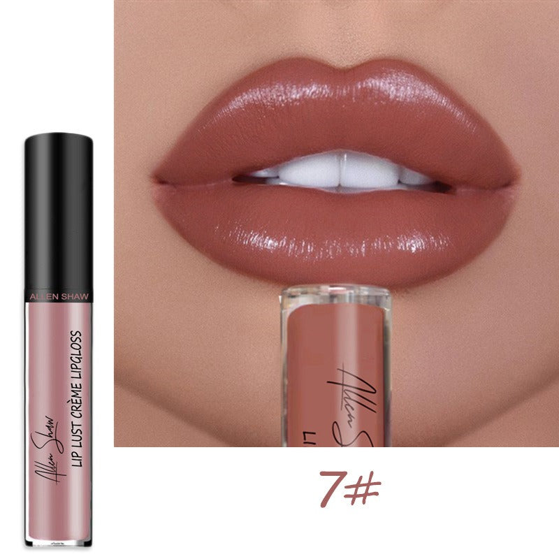 Lipstick Lip Glaze Allen shaw Creme Cream Lipstick - Korvel