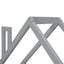 House-shaped Wooden writing Desk,Kids study Table,Bookshelf & Toy Storage,Grey - Korvel
