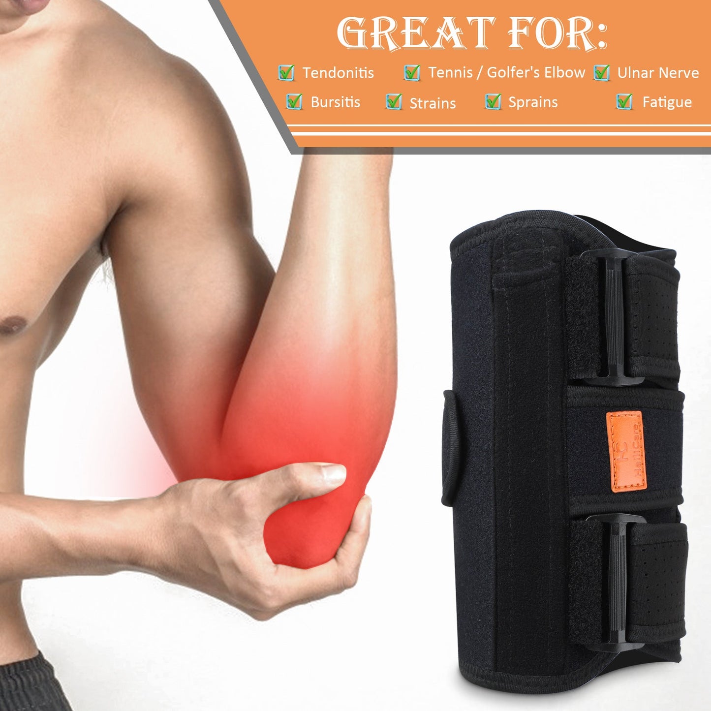 HailiCare Elbow Support Band - Premium Joint Immobilizer