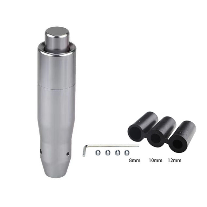 Personalized modification of automotive general metal gear head racing colorful gear lever metal simple wave stick head handbrake - Korvel