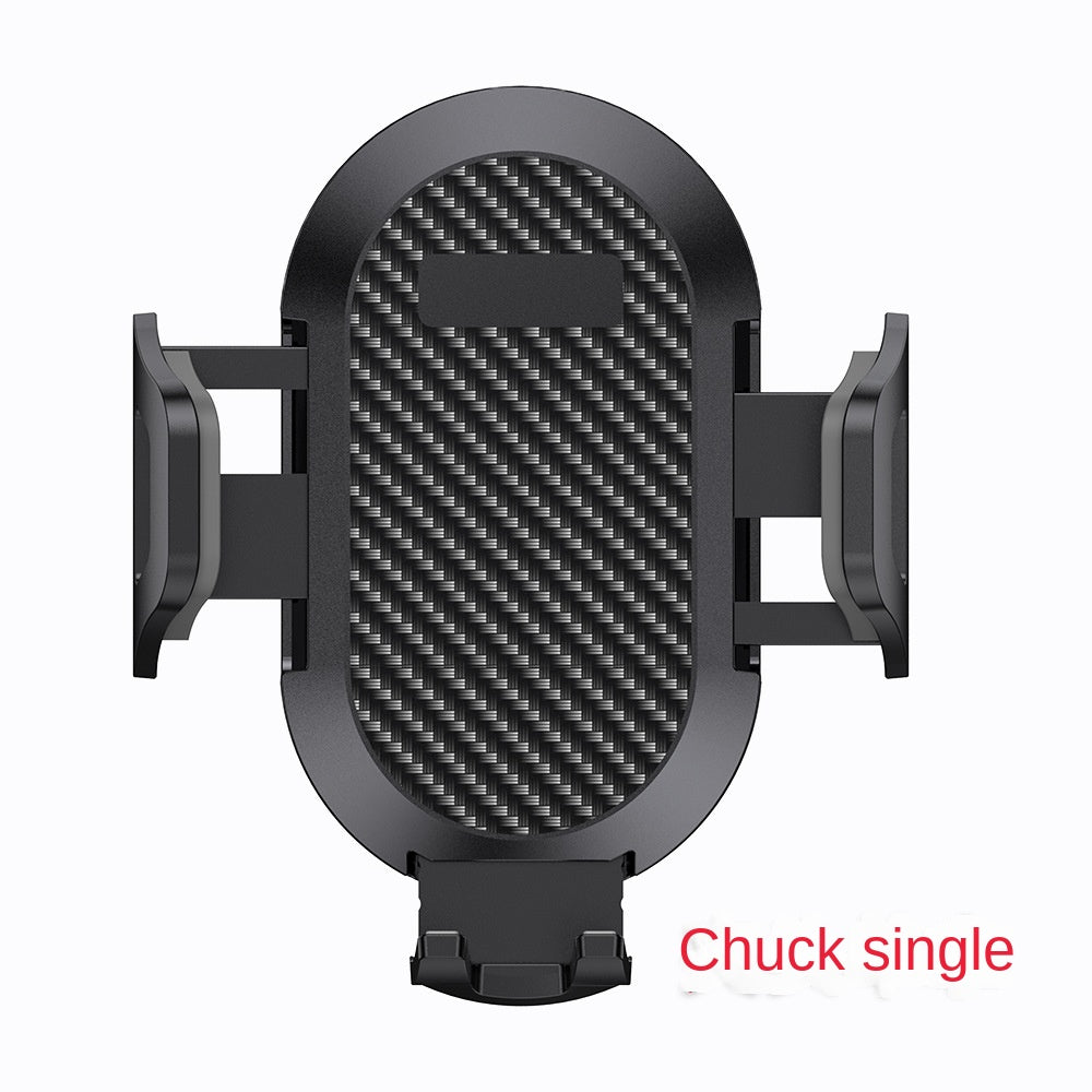 Long Rod Automatic Lock Car Phone Holder Telescopic Suction Cup Mount for Car Air Vent Lazy Live Streaming - Korvel
