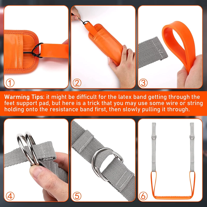 Pull Up Assistance Bands Set Resistance Strap for Pull Up Assist for Men Women Hanging Training Chin-up Workout Body Stretching - Korvel
