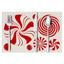 Christmas meal mat linen candy letter printed table mat living room dining table decoration insulation mat - Korvel