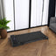 Portable treadmill with remote control, a 240 pound walking and jogging machine, and a black capacity - Korvel