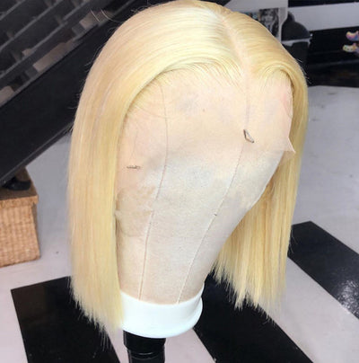 Hand Groove 13*2.5 Front Lace Wig - Natural Straight Hairline