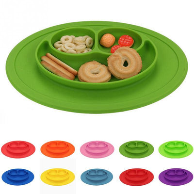 Ellipse Silicone Feeding Plate for Infants