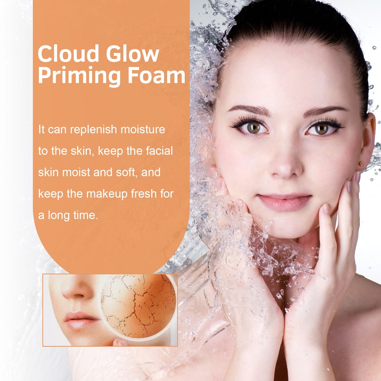 Pre-Makeup Mousse Toner, Hydrating And Moisturizing Facial Toner Firming And Softening Skin Care Foam Mousse - Korvel