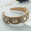 Hair Hoop Fashion New Bright Crystal Baroque Hair Band Hair Cave High Quality Small Fragrance Head Hoop Hair Accessories - Korvel