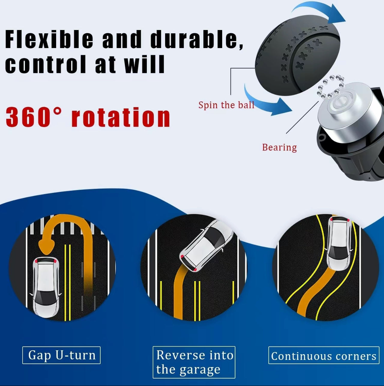 Spin Grip Steering Knob - Korvel
