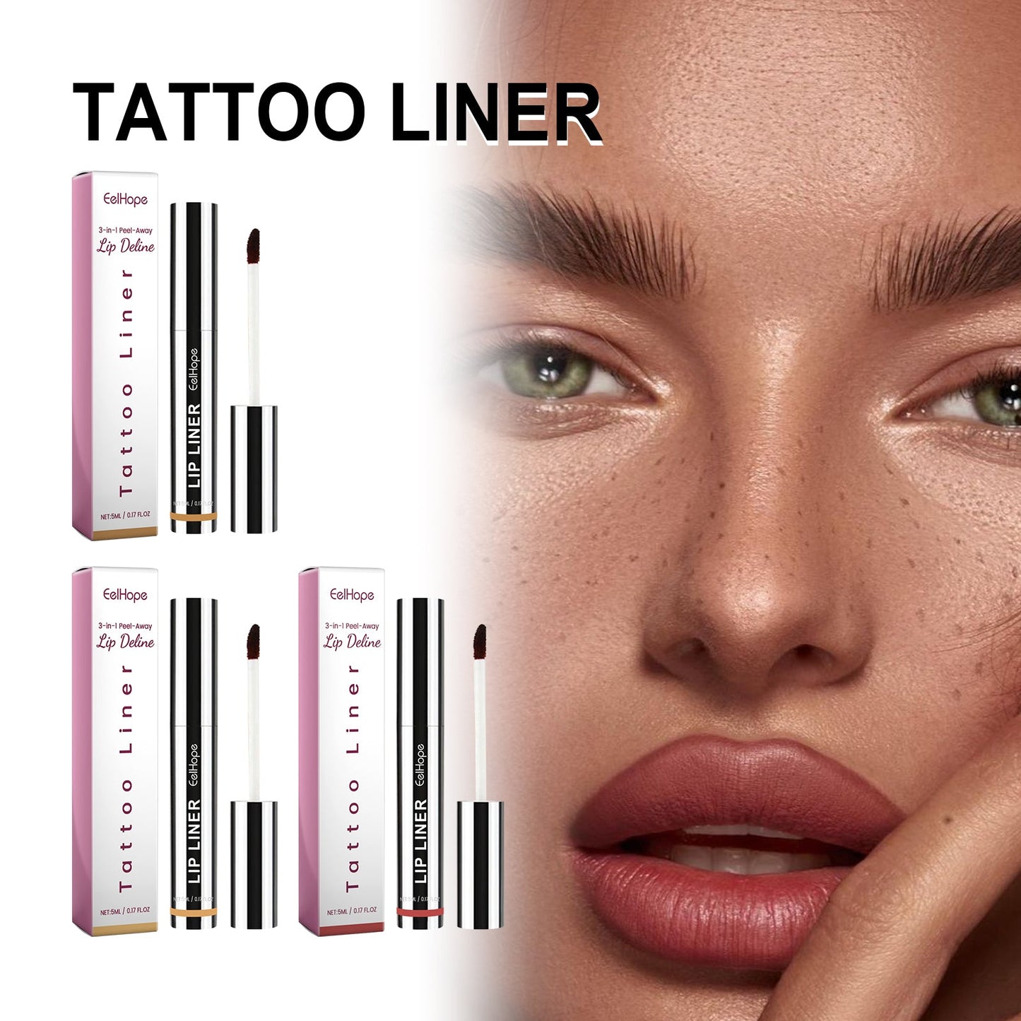 Crayon à Lèvres Tatouage - Formule Waterproof Longue Durée