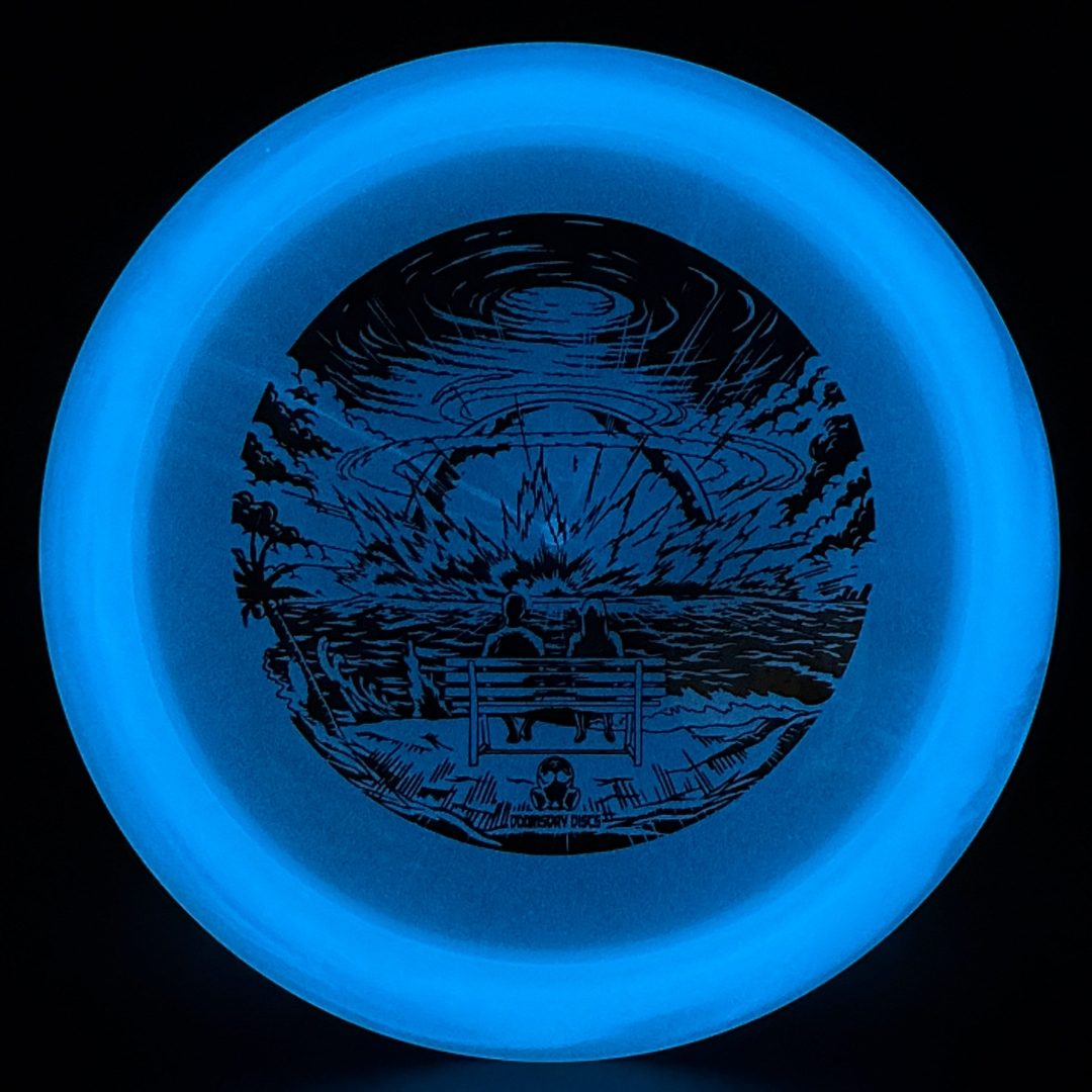 Glow Isolation Cataclysm - Blue Glow Disc Golf Driver