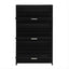 U-Can Shoe Storage Cabinet for Entryway with 3 Flip Drawers, Modern Shoe Organizer Cabinet, Free Standing Shoe Rack Black - Korvel