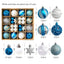 Christmas decoration 6cm electroplated ball plastic ball special-shaped painted Christmas ball gift Christmas tree pendant - Korvel