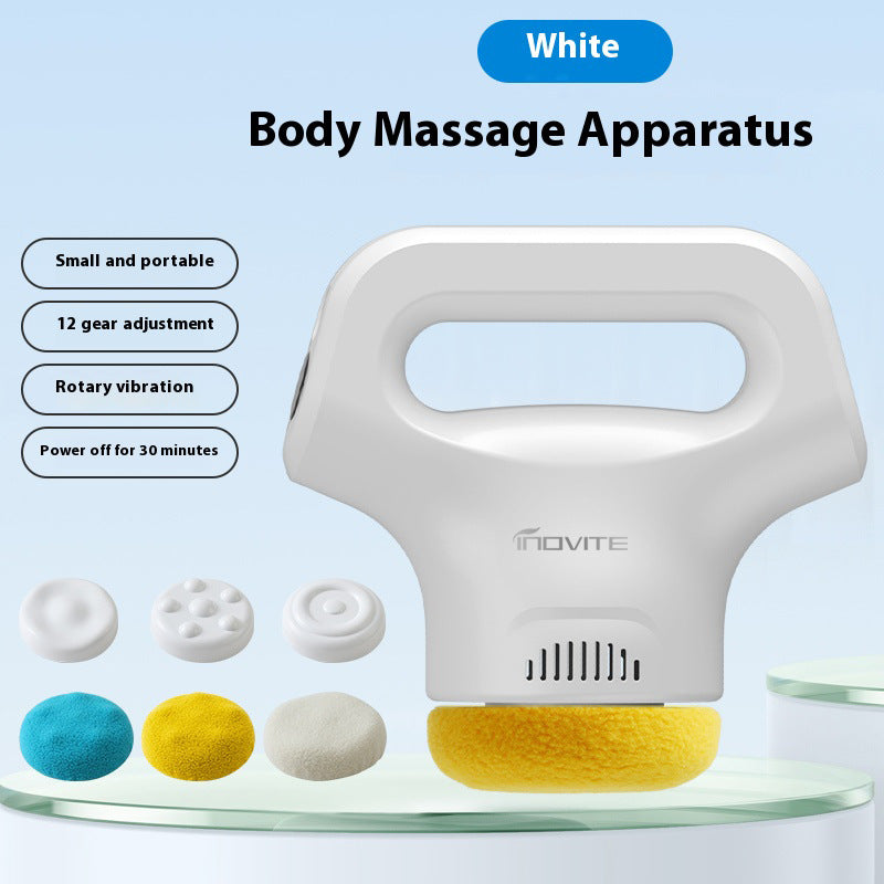 Fat pushing machine, handheld portable massager, massage stick, neck, waist, shoulder kneading, fascia gun, body beauty device - Korvel