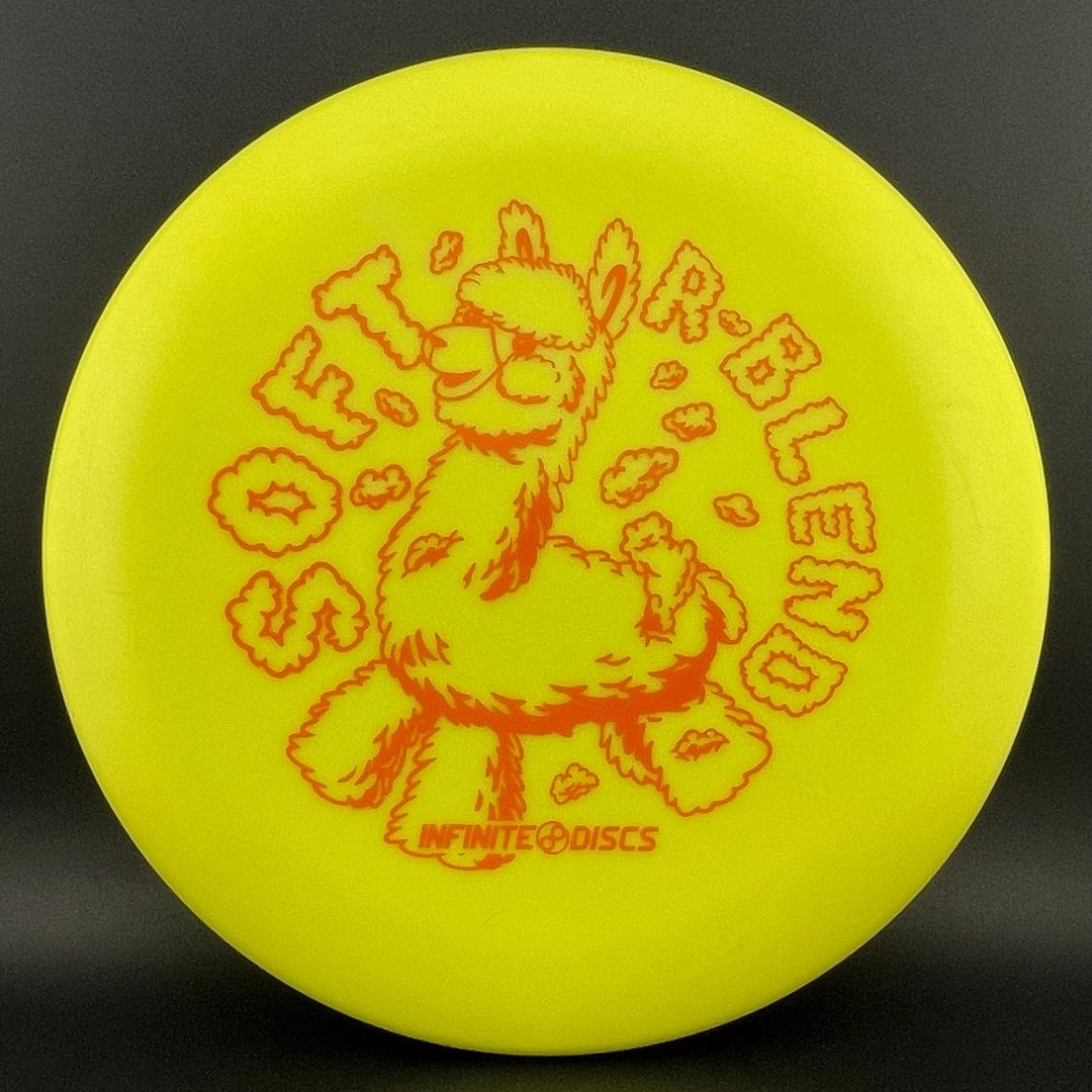 Soft R-Blend Alpaca Disc Golf Putter - Fluffy Alpaca Stamp