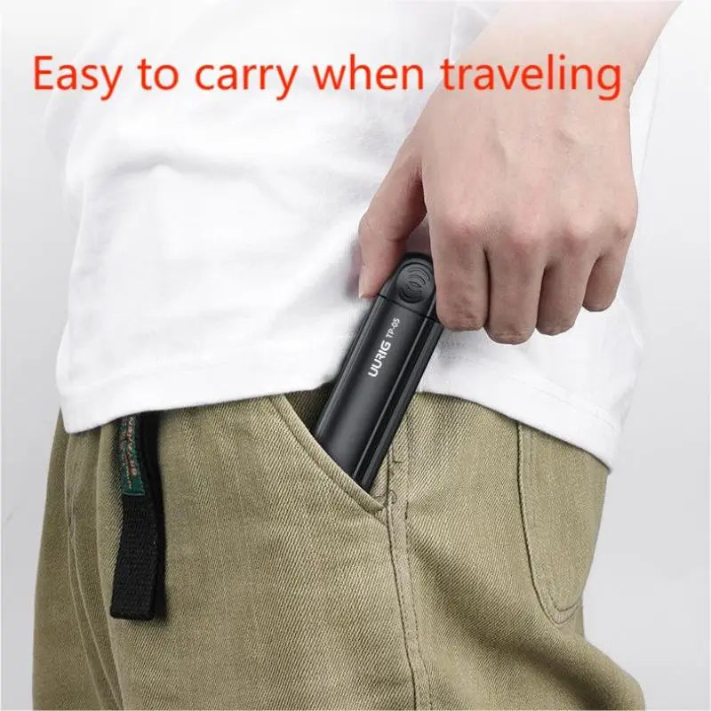 Introduction to Mobile Photography uurig TP-05 Mini Extended Tripod with Phone Clip Tripod - Korvel