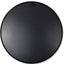 Miroir de Salle de Bain Rond en Métal Noir Élegant de 24 Pouces