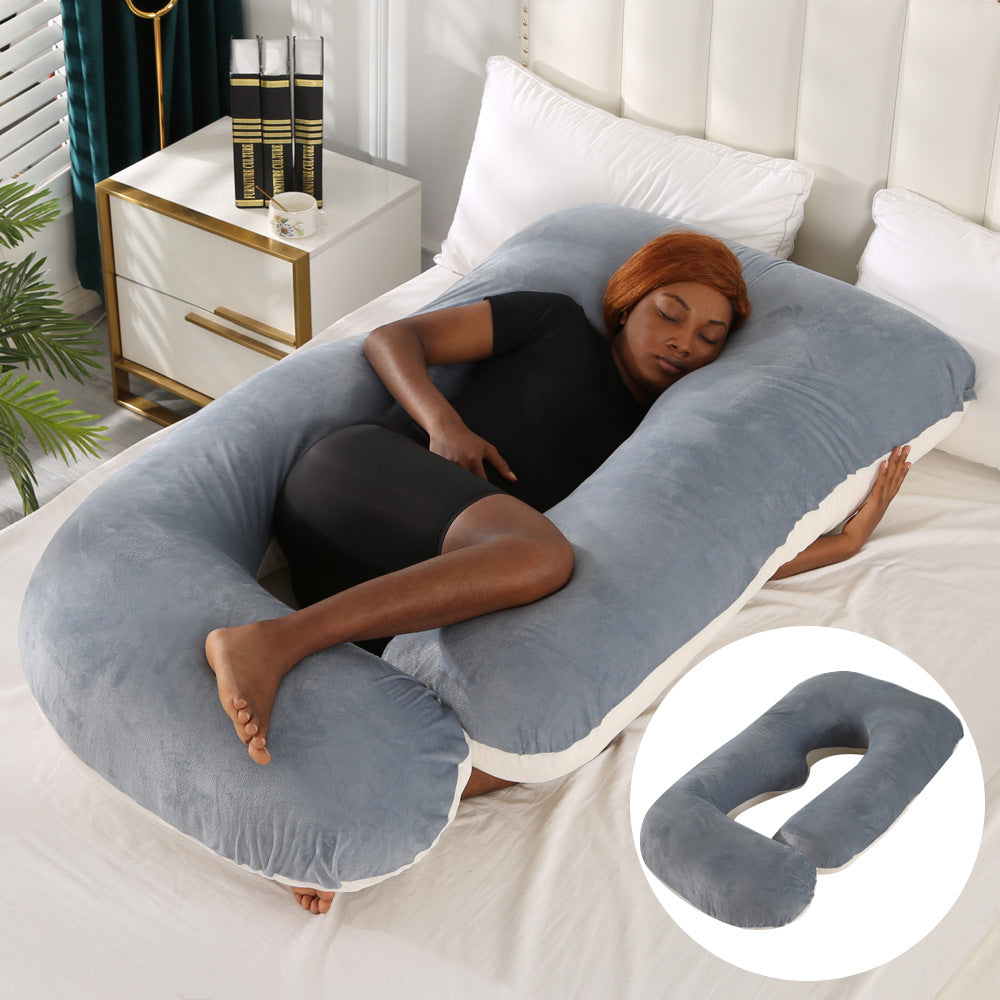 J-Shaped Pregnancy Pillow for Side Sleepers