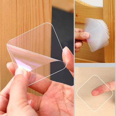 Multipurpose Transparent Double-Sided Adhesive Tape 6x6cm