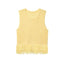 Fashionable Casual Tassel Design Plaid Knitted Top for Women