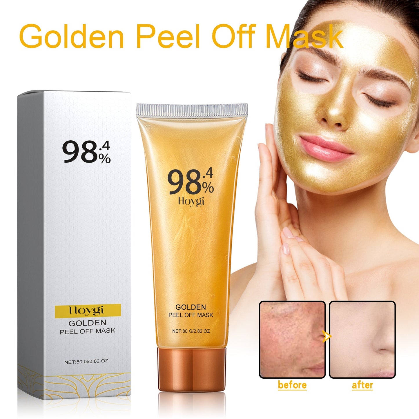Golden Peel Off Mask for Radiant Skin