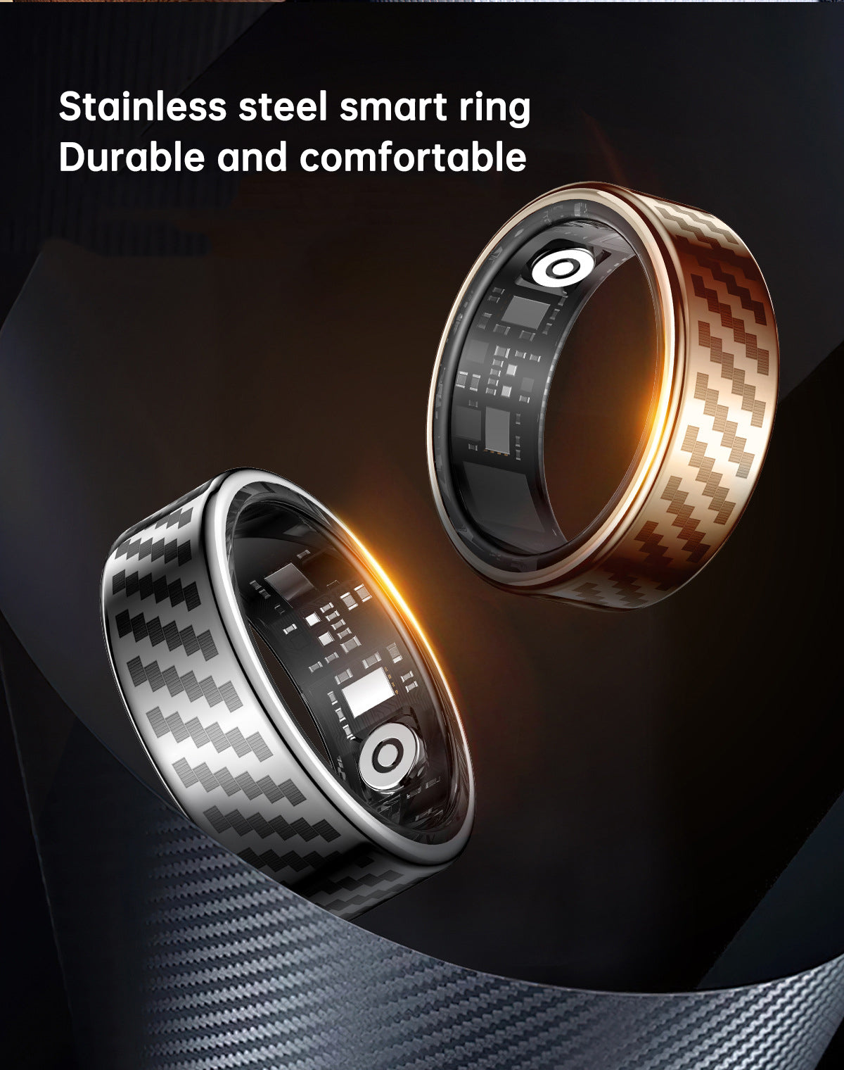 Bague Intelligente : Moniteur de Fréquence Cardiaque, d'Oxygène Sanguin et de Sommeil