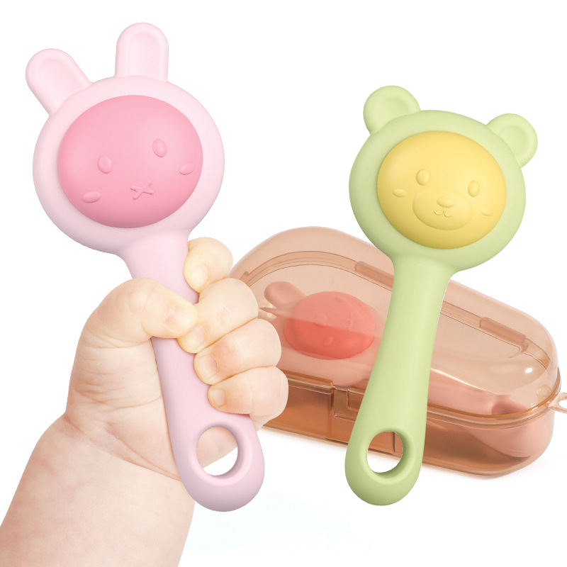 Baby Ringing Bell Toy Can Bite Water Boiled Small Sand Hammer Hand Ringing Bell Sand Hammer - Korvel